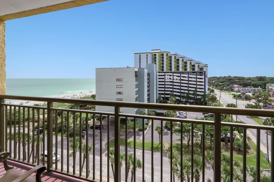 Wake up to ocean breezes and soak in the sunshine from your private balcony with stunning views of the beach and city—perfect for morning coffee or sunset unwinding.