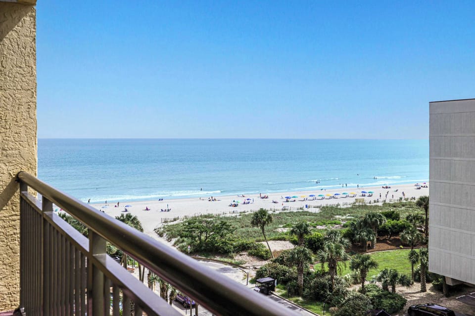 Endless blue skies and sparkling waves, right from your private balcony.