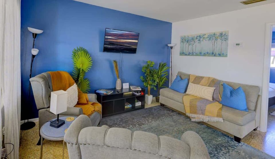 Relax and unwind in our cozy living area.