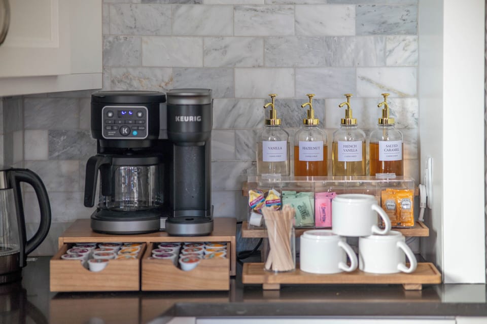 full coffee and tea bar