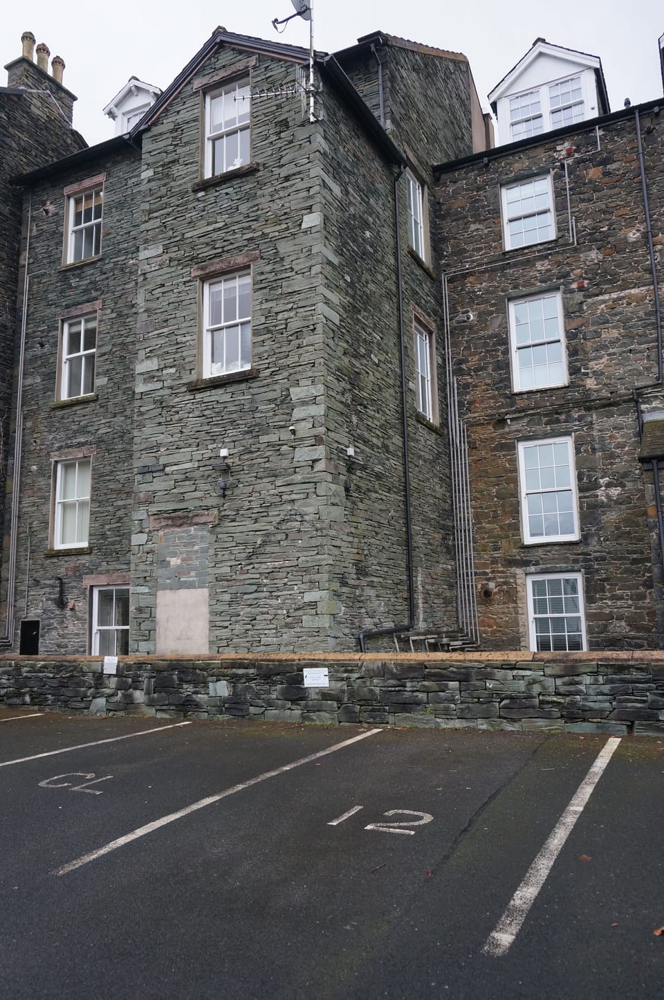 Designated free parking  space - private car park