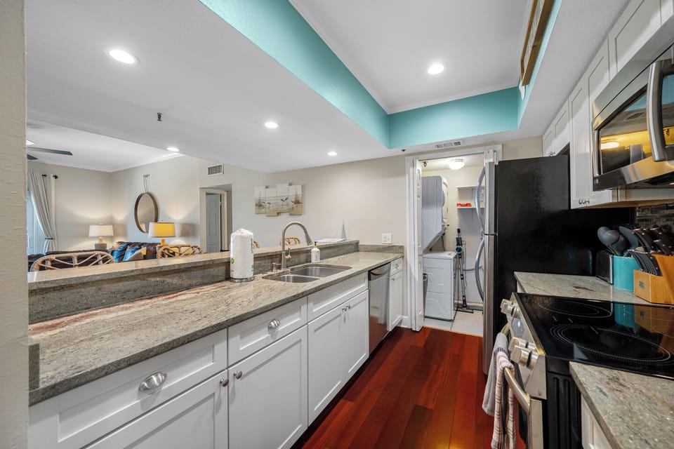 Elegant granite countertops