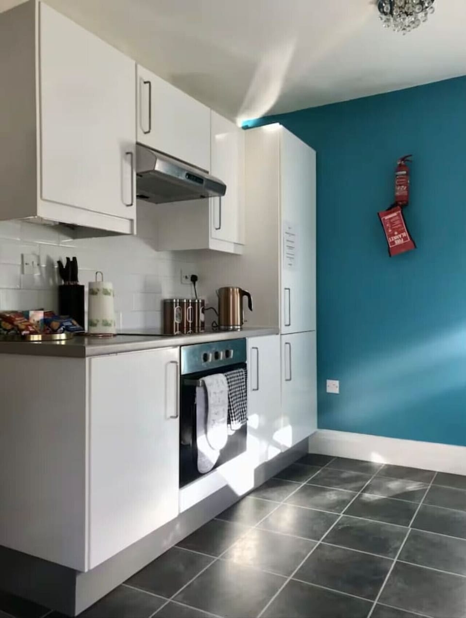 Kitchen - Oven and Hob - Fridge Freezer - Kettle - Pots and Pans