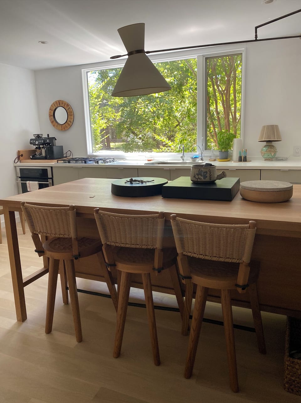 Kitchen with Barstools 