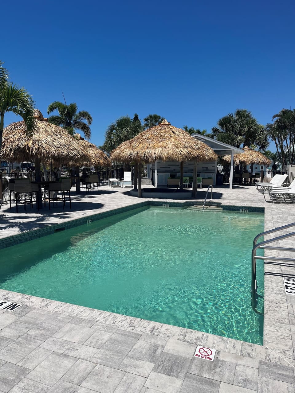Heated community pool 