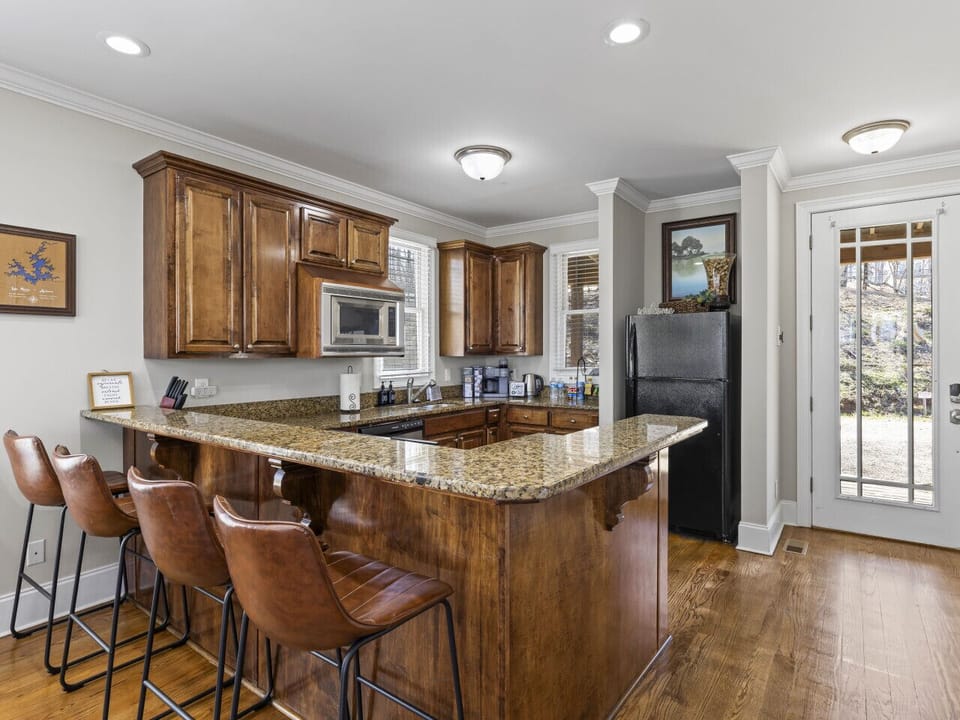 Fully Stocked Kitchen plus coffee and tea bar