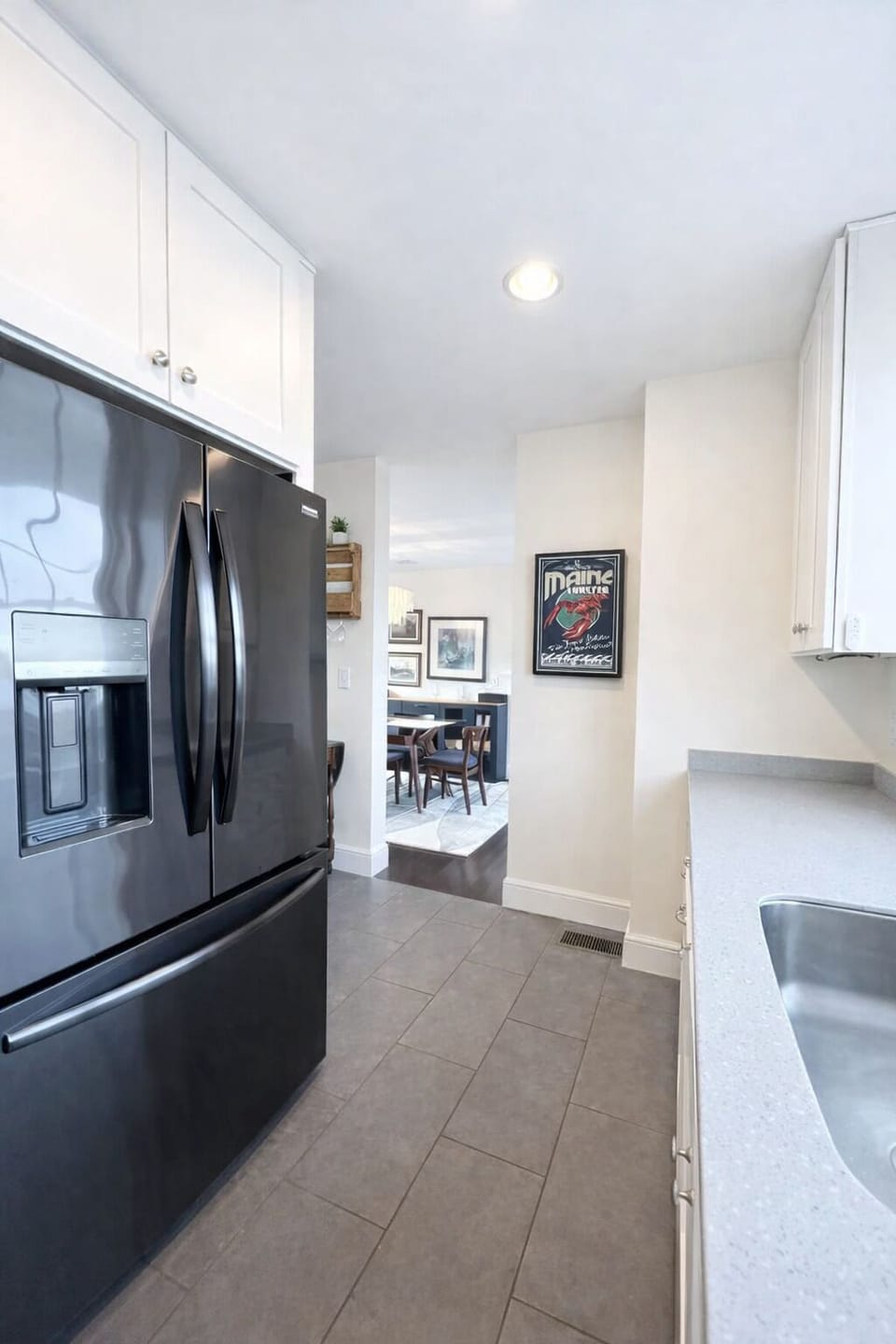 Alternate view of the kitchen.