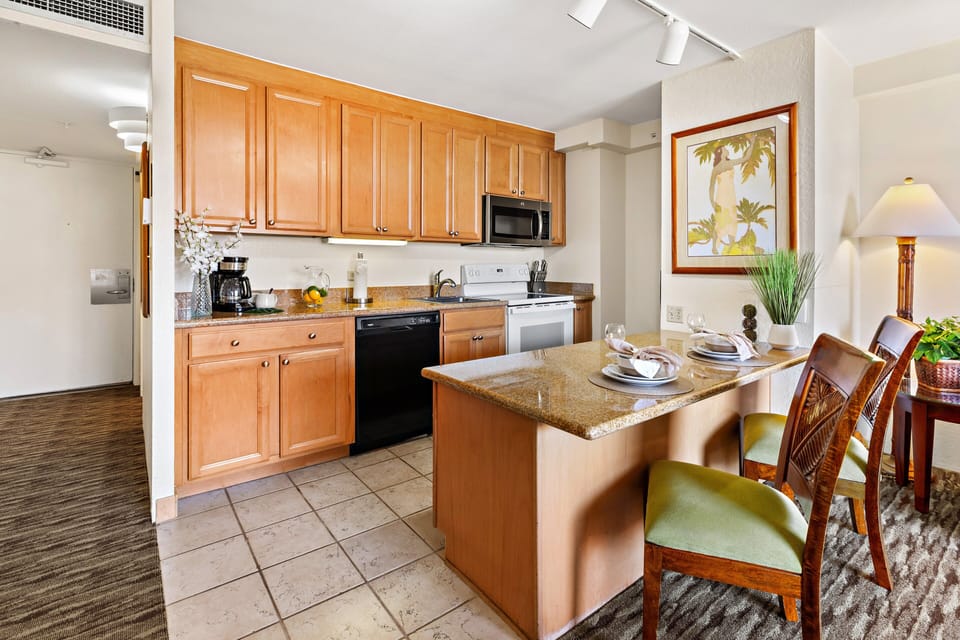Fully equipped kitchen