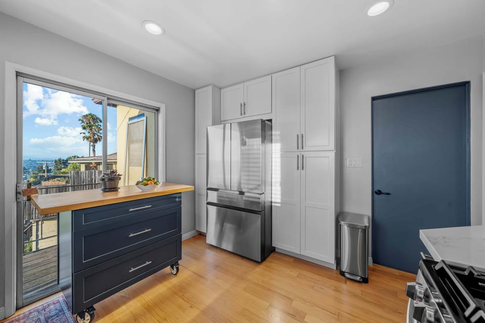 Kitchen | Enjoy Cooking a Meal While Looking Out at Sunny San Diego