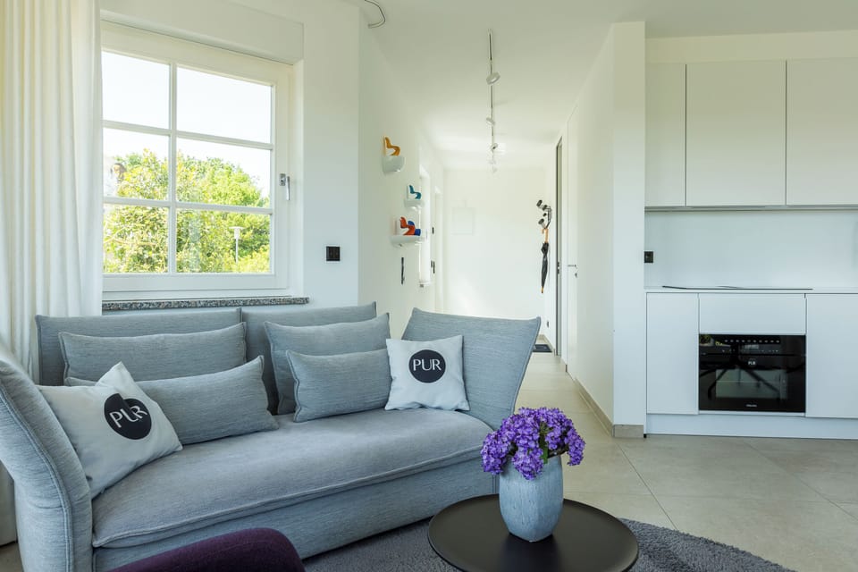Modern Living Room with Sofa and Table