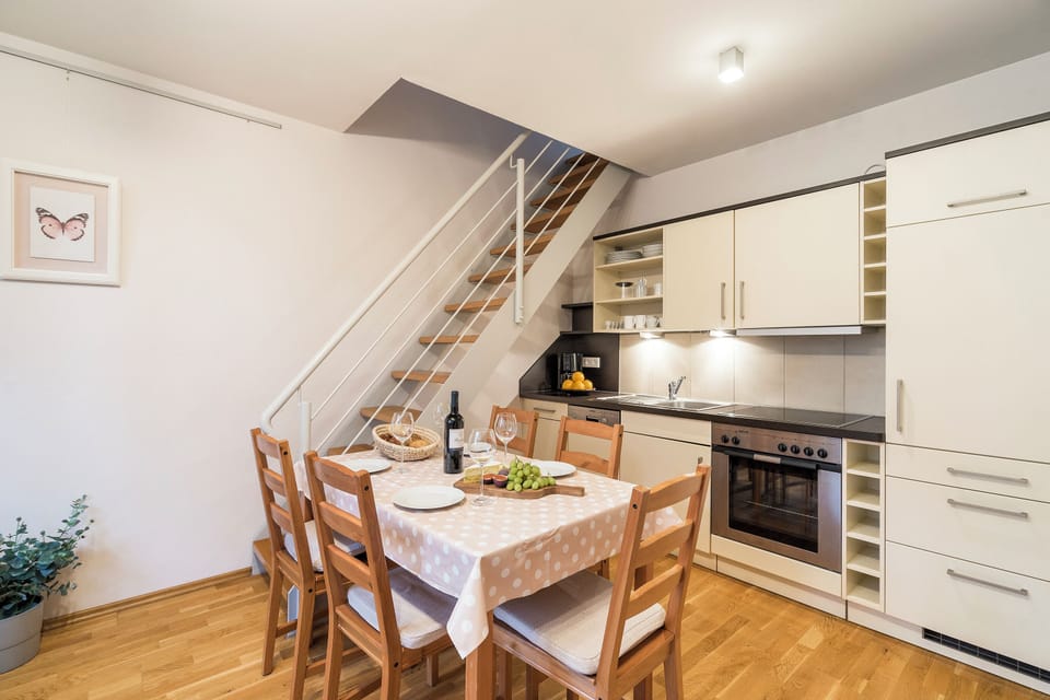 Modern Kitchen with Dining Table