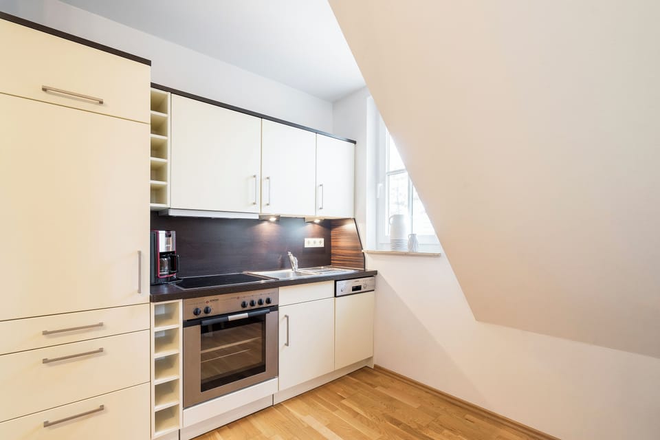 Modern Kitchen with Light Cabinets