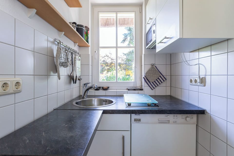 Modern Kitchen with Sink and Stove