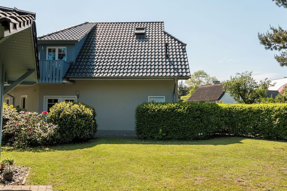 Exterior View of the House with Garden