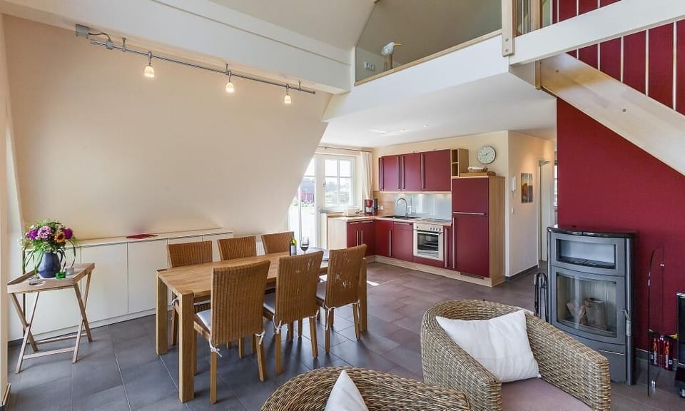 Modern Kitchen with Dining Area