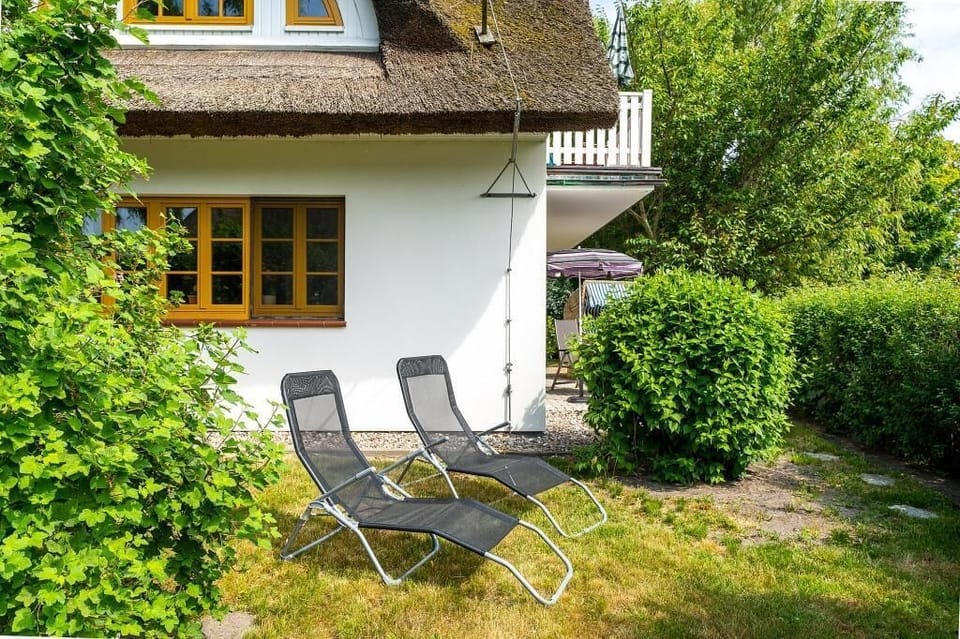 Terrace with Loungers and View of Greenery