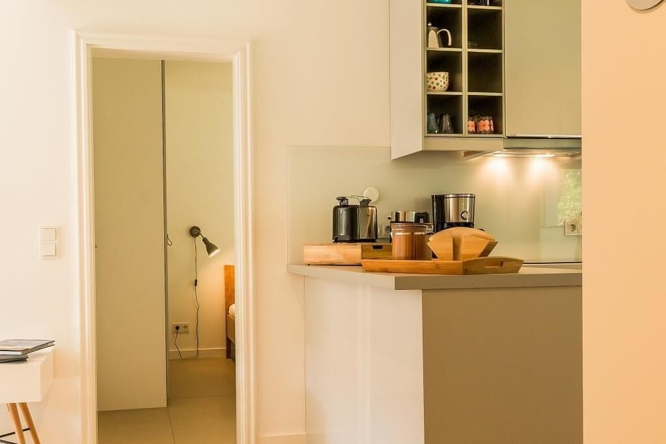 Modern kitchen with kitchenette and appliances