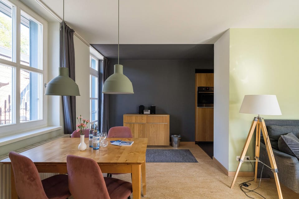 Modern Kitchen with Dining Area