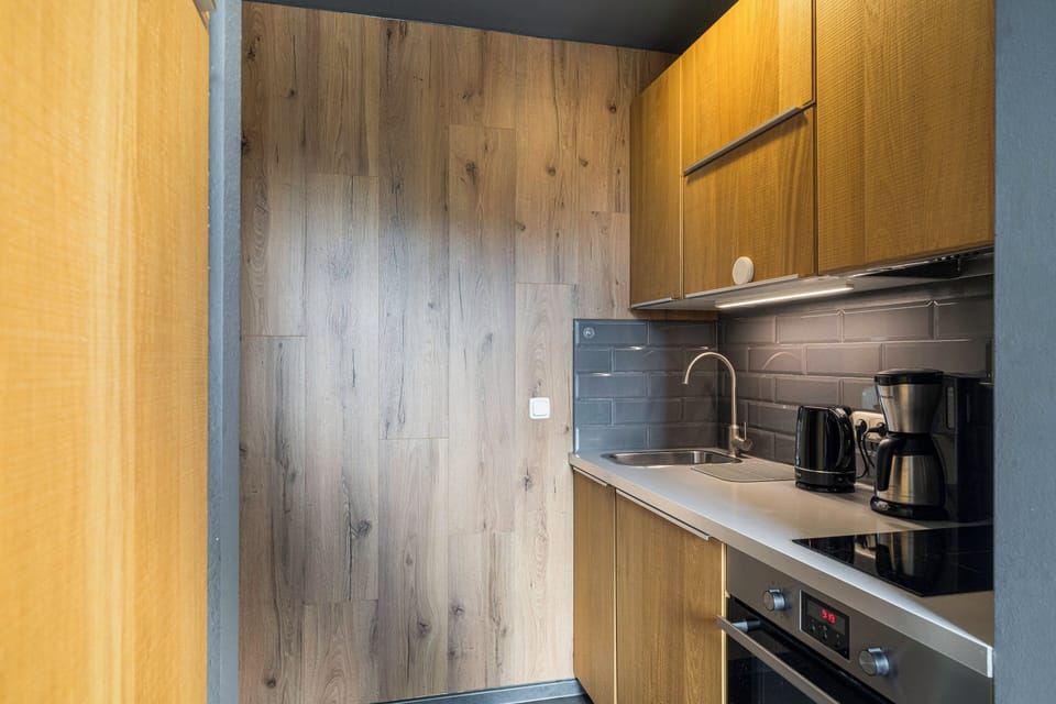Modern Kitchen with Wooden Surfaces