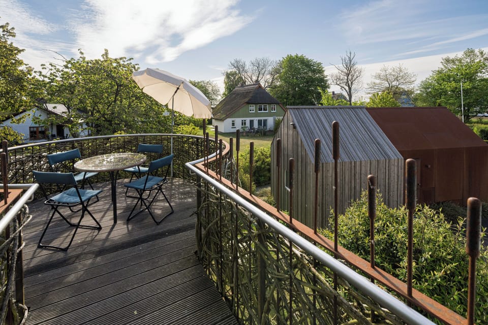 Terrace with Table and Chairs