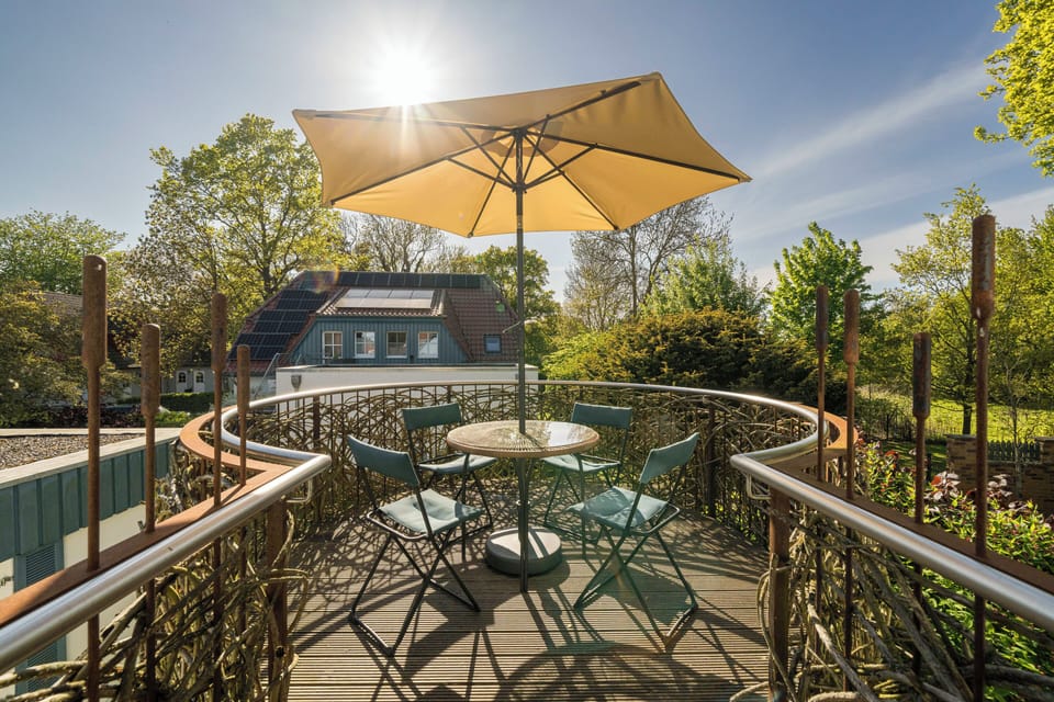 Terrace with Table and Chairs