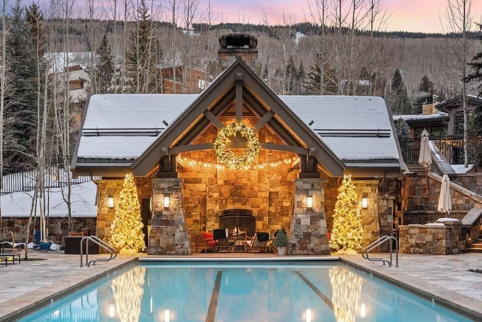 Heated Pool, Hot Tub, Cabanas, Outdoor Fireplace