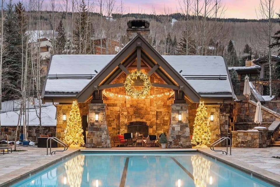 Outdoor Heated Pool, Cabanas, Outdoor Fireplace