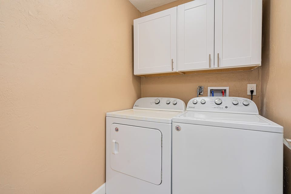 Convenient, in-unit laundry room