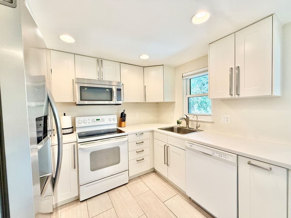 Fully Equipped Kitchen with Coffee Maker