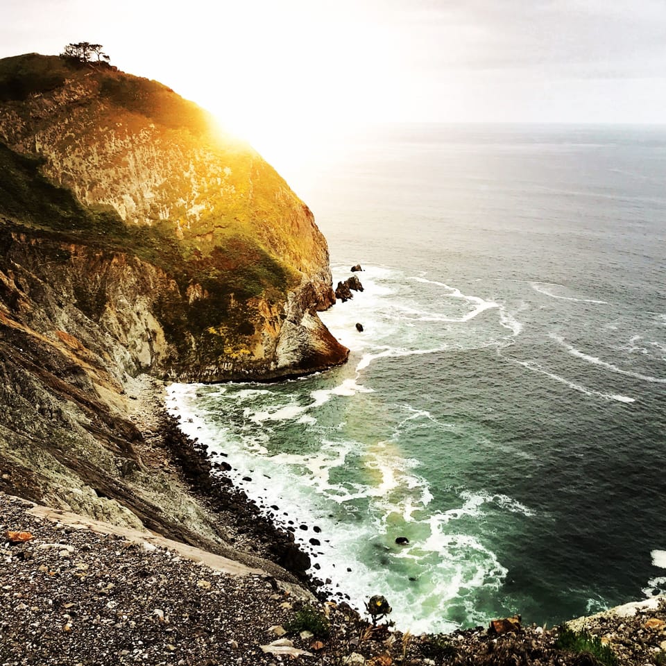 View from Devil's Slide Hiking Area, less than two miles away.