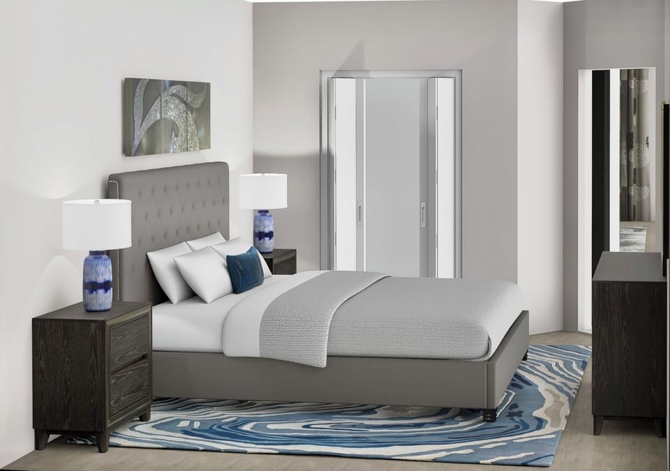 2nd with 1 king bed