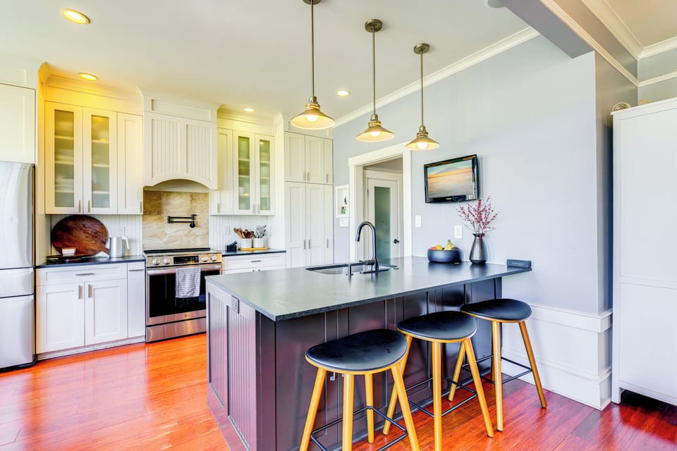 Kitchen | Cooking Basics | Cuisinart Coffee Maker | Wine Fridge | Main Level