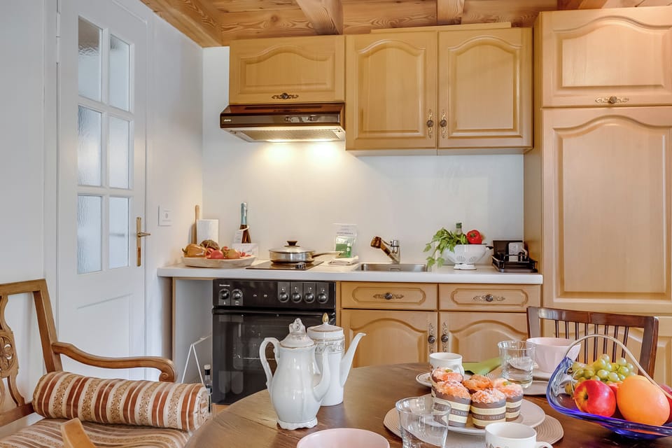 Kitchen and dining area