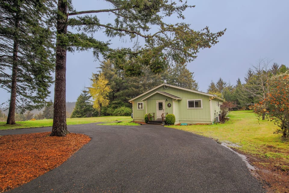 Driveway Approaching House