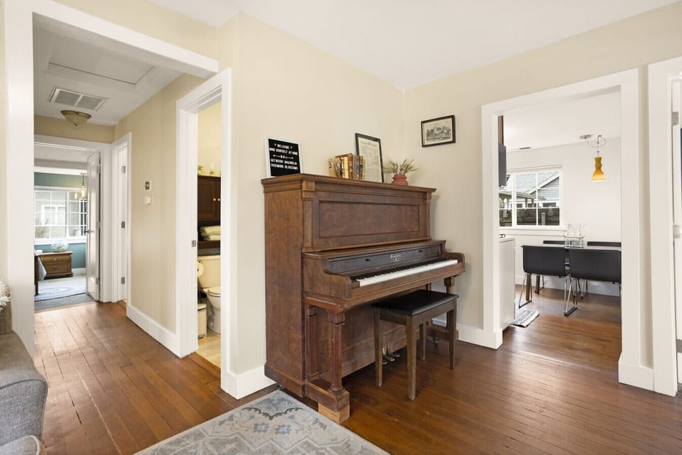 Feel instantly at home with cozy charm and vintage touches that invite you to slow down and stay awhile.