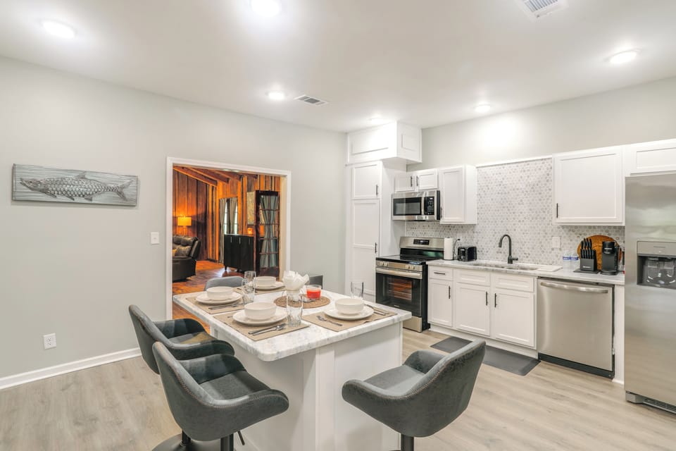 Pope Vacation Rental | 3BR | 2BA | 1,600 Sq Ft | 3 Steps to Enter