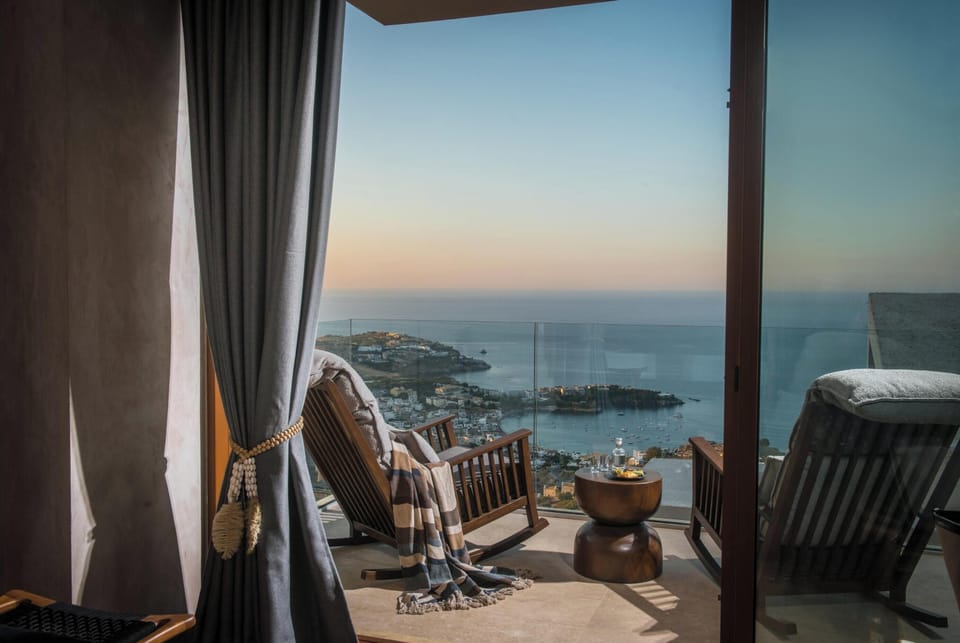 Private balcony with stunning views