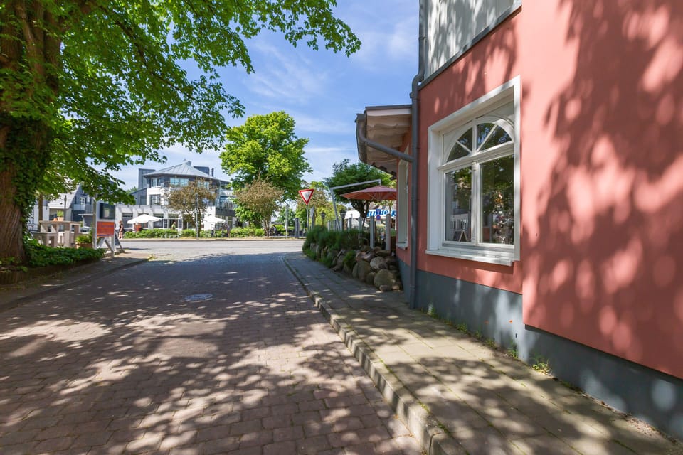 Exterior view of a stylish building