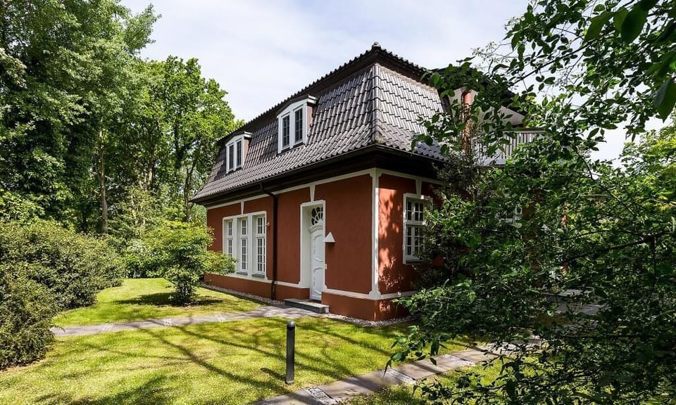 Exterior View of a Holiday House in Nature