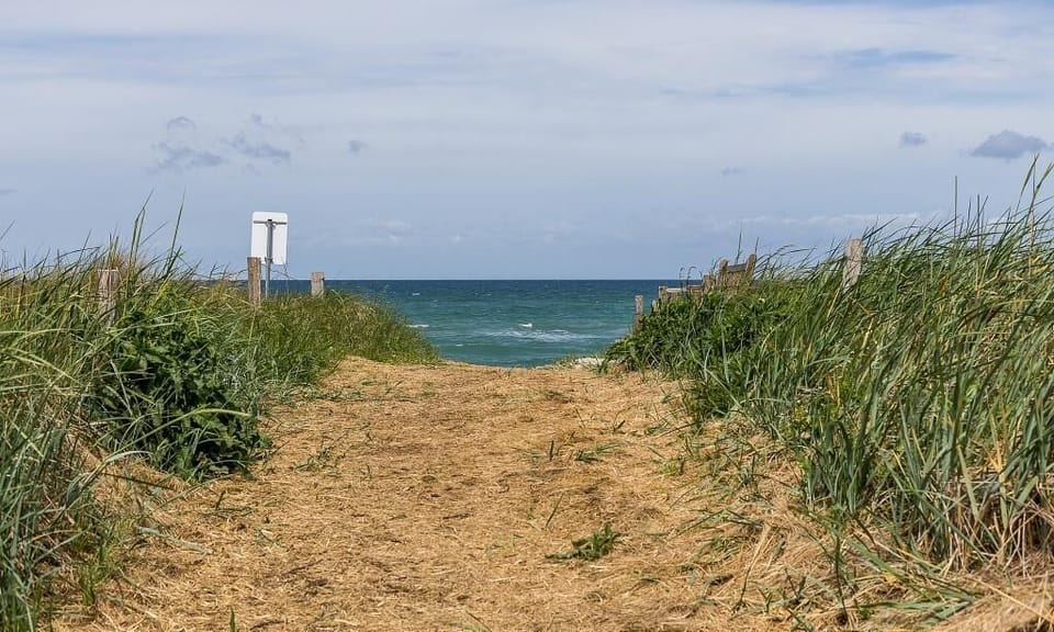Beach Access with Green Path