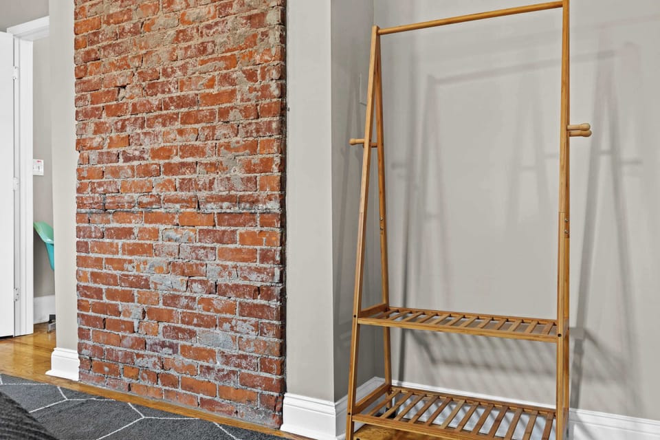 Bedroom:  Airy, inviting, and perfect for a restful night’s sleep.