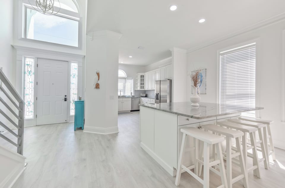 Extra seating at the kitchen island