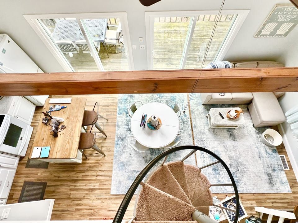 View from the top of the Loft Stairs!