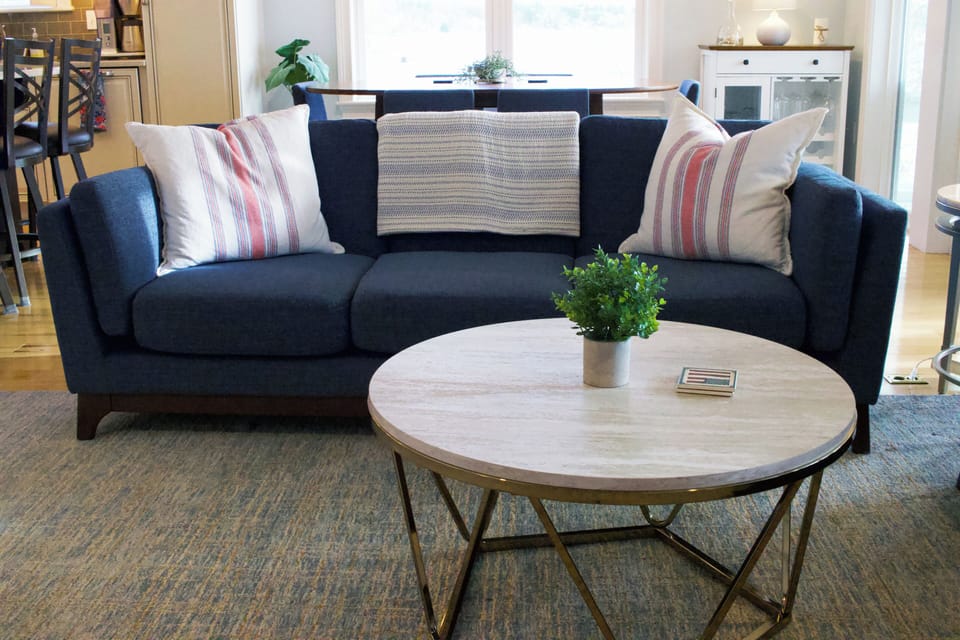 Living area couch. 