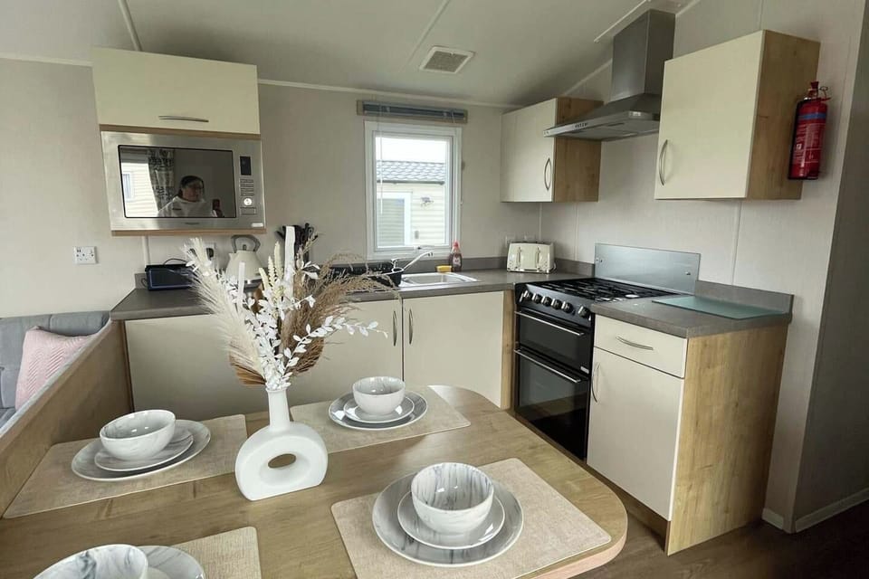 Bright dining area