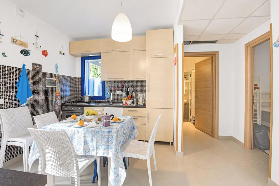 Kitchen and dining area