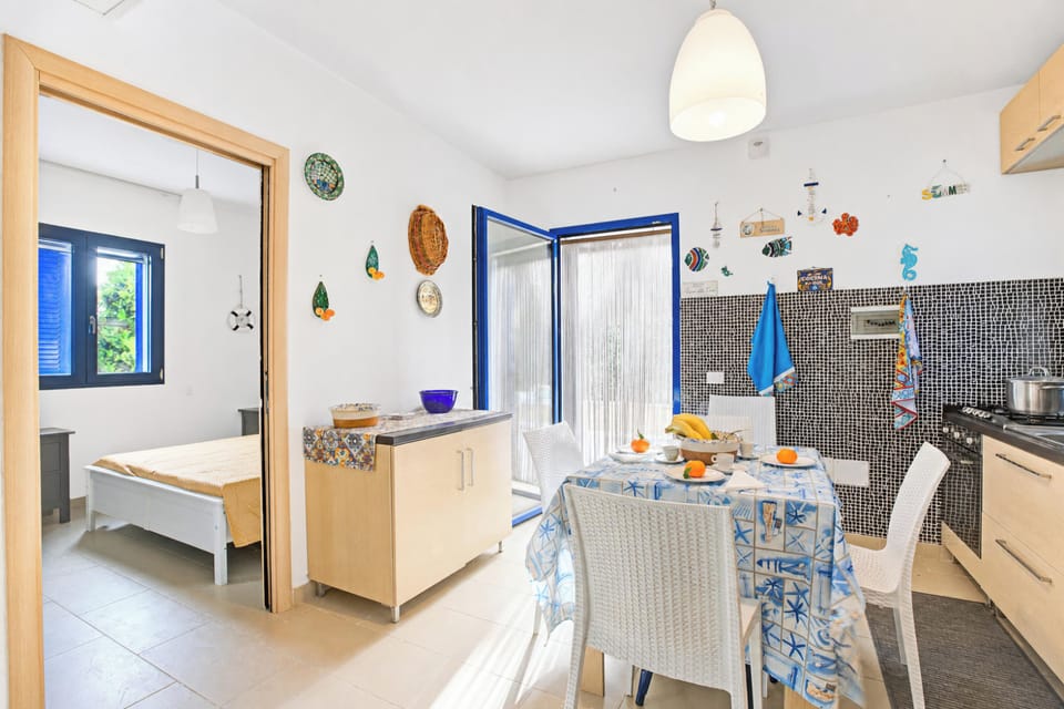 Kitchen and dining area