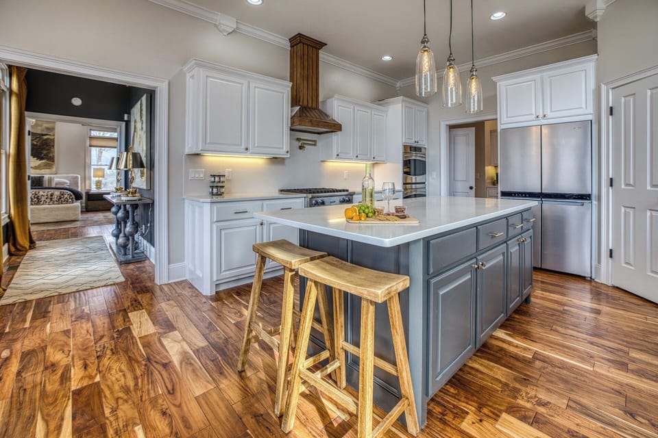 Brand new fully stocked kitchen, with luxury features like a pot filler!