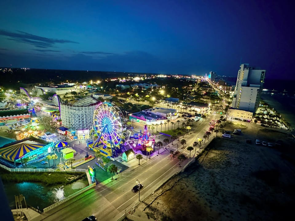 Family Kingdom amusement park right across the street from the resort.