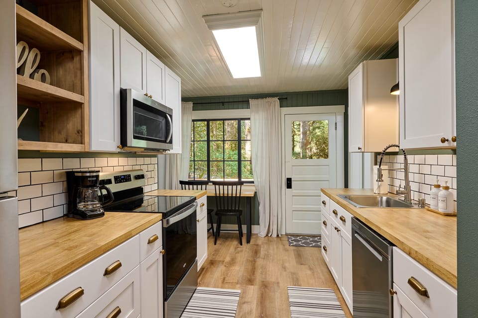 Fully stocked with the modern conveniences you'll need